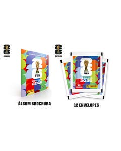 Copa Do Mundo 2026  - Álbum Capa Cartão + 12 Envelopes -FIFA WORLD CUP 2026™️